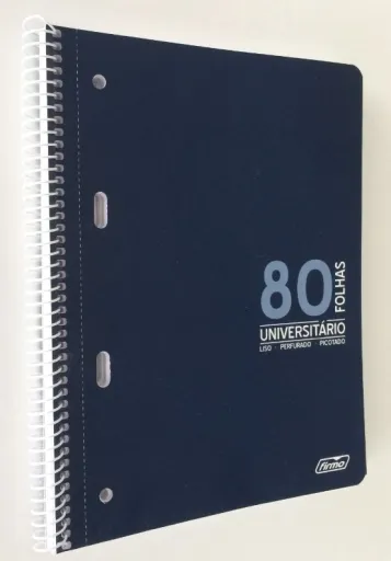 Caderno Espiral A5 Liso 80fls Frm