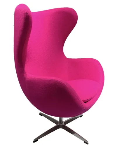 Poltrona Eg SH033 em Tecido Cachemir Fucsia