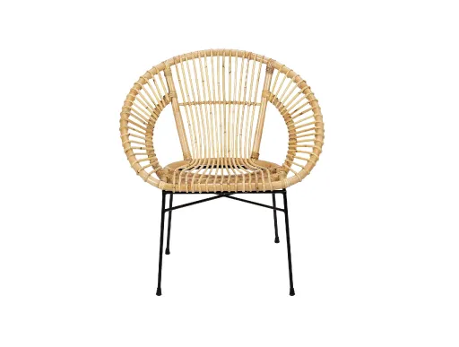 Cadeira Roland em Rattan 44x51x81 cm