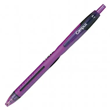 Caneta De Toque De Borracha Campus Colors Traço 0,7mm Tinta Violeta Vfi