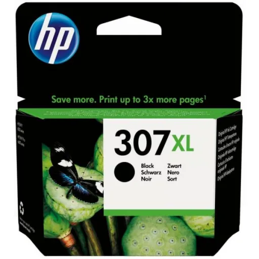 Tinteiro HP 307XL High Yield Preto Original