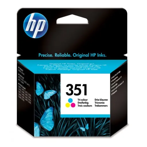 Tinteiro HP 351 Tri-Colour Inkjet Print Com Tinta Vivera