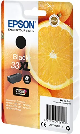 Tinteiro Preto 33XL Claria Premium Ink