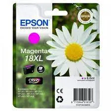 Tinteiro Magenta Série 18XL Margarida Tinta Claria Home (c/Alarme RF+AM)