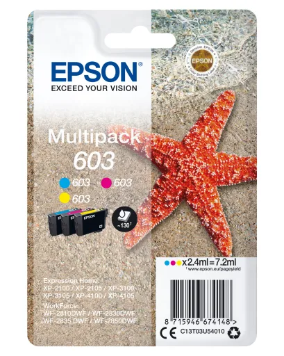 Multipack 3-Colours 603 Ink