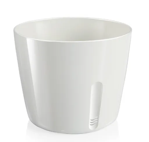 Vaso SENSE, Redondo, Branco Ø13,5x11cm