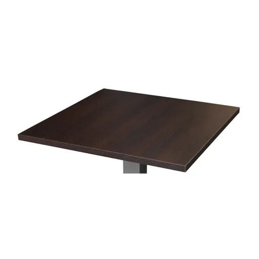 Tampo De Mesa WOOD 80C, Plating De Faia Envernizado Em Wenge, 80 x 80 Cms