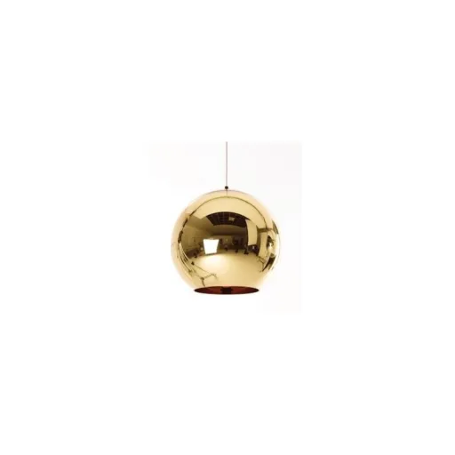 Candeeiro Hugo 40 Cms De Teto Vidro Dourado