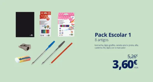 Pack Escolar 8 Unidades Nº1