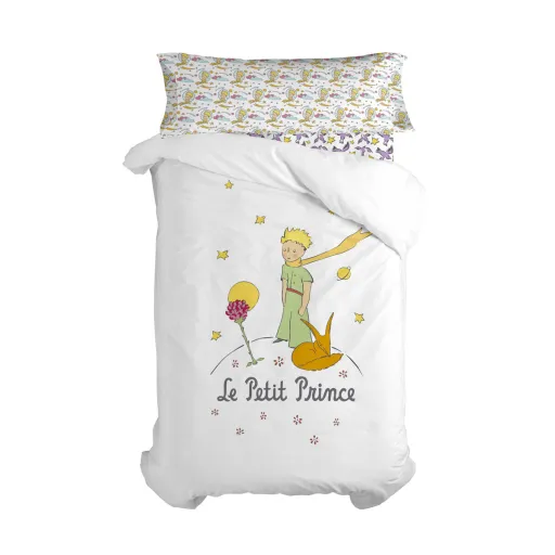 Conjunto de Capa de Edredom HappyFriday Le Petit Prince Ses Amis Multicolor 2 Peças