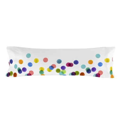 Capa de Almofada HappyFriday Confetti Multicolor 45 x 125 cm