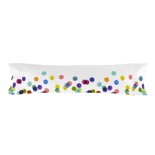 Capa de Almofada HappyFriday Confetti Multicolor 45 x 155 cm