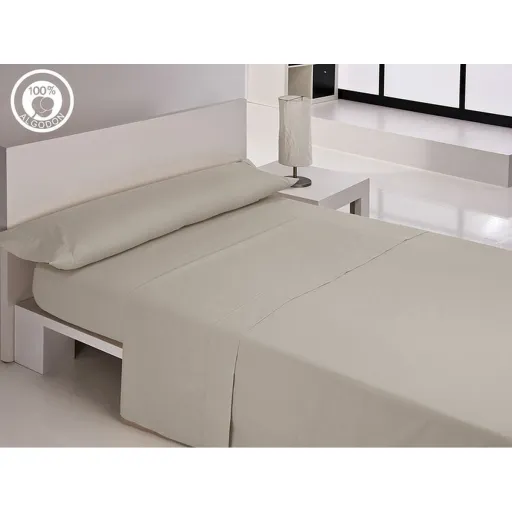 Conjunto de Lençóis Hosteline IRIS PREMIUM Cinzento Pérola Casal