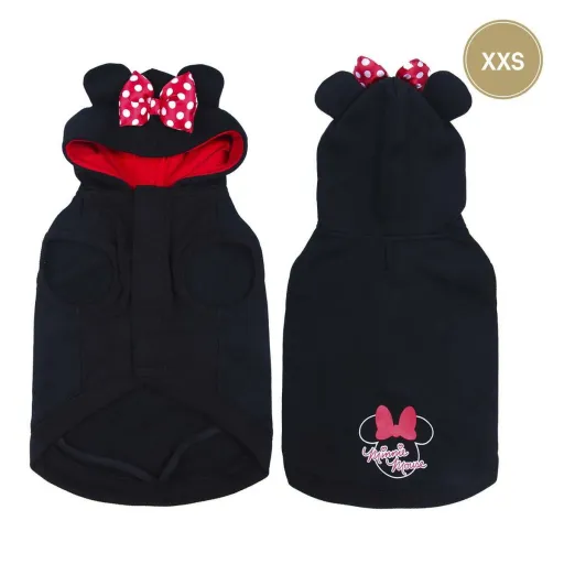 Camisola para Cães Minnie Mouse Preto XXS