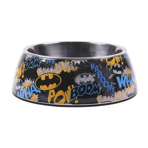 Comedouro para Cão Batman Melamina 180 ml Preto Metal