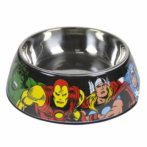 Comedouro para Cão Marvel 760 ml Melamina Vermelho Metal