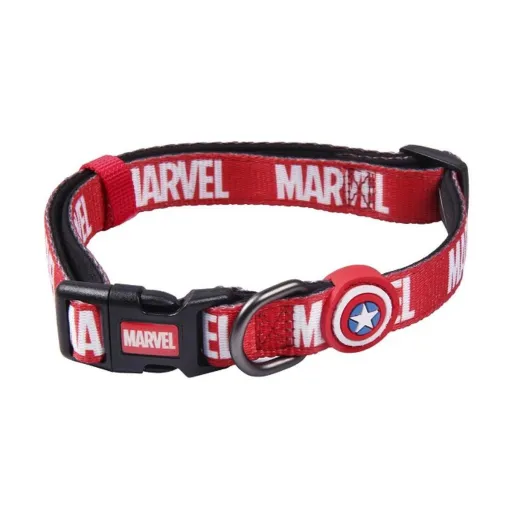 Coleira para Cães Marvel M/L Vermelho