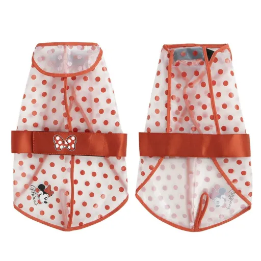 Gabardina para Cães Minnie Mouse Vermelho XS