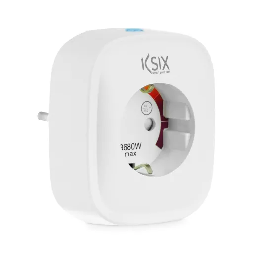 Tomada Inteligente KSIX Smart Energy Slim WIFI 250V Branco