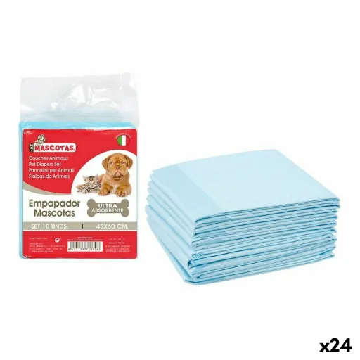 Resguardos Absorventes MCT Mascotas 45 x 60 cm (10 Peças) (24 Unidades) (10 pcs)(45 x 60 cm)