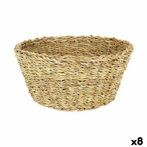 Cesta Multiusos Privilege Castanho 30 x 30 x 13 cm Vime (8 Unidades)