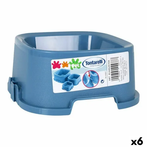 Comedouro para Animais de Estimação Tontarelli Pet 21,5 x 21,5 x 9,4 cm