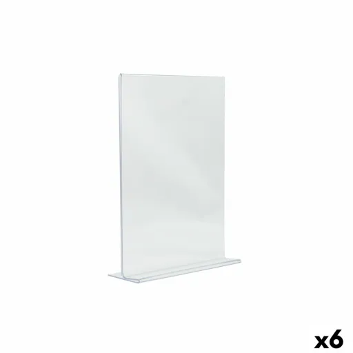 Placa Securit   Transparente Com Suporte 30 x 21 x 8,5 cm