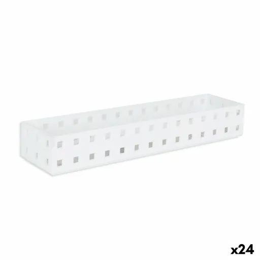 Organizador de Gavetas Confortime Branco 27,6 x 6,6 x 4,3 cm (24 Unidades)