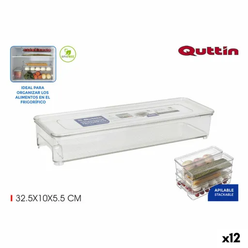 Organizador Multiusos Quttin Com Tampa 32,5 x 10 x 5,5 cm