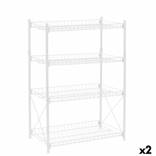 Estantes Confortime Metal Branco 52 x 34 x 86 cm (2 Unidades)