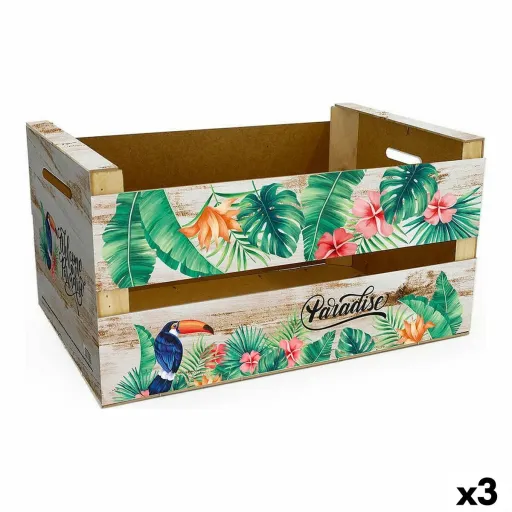 Caixa de Armazenagem Confortime Paradise (3 Unidades) (44 x 24,5 x 23 cm)