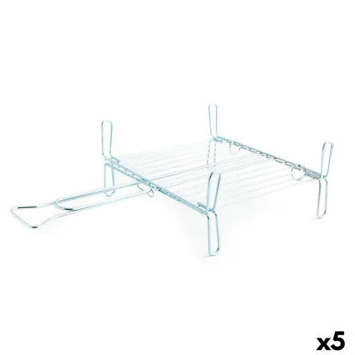 Grelhador Quid Prepara Bbq Metal Zinco 30 x 35 cm Duplo (5 Unidades)