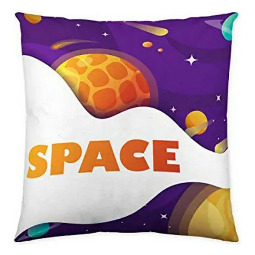 Capa de Travesseiro Naturals Space Exploring (50 x 50 cm)