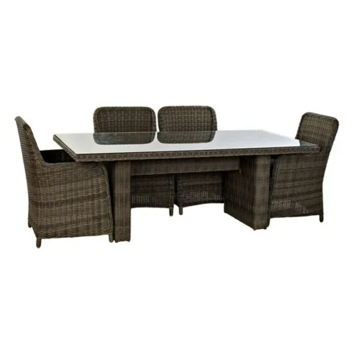 Conjunto de Mesa com 6 Cadeiras DKD Home Decor 94 cm 200 x 100 x 75 cm (7 pcs)