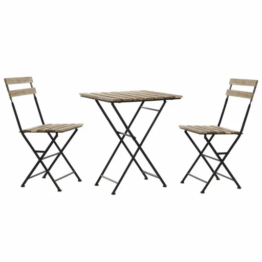 Conjunto de Mesa com Cadeiras DKD Home Decor 60 x 60 x 74 cm (3 pcs)