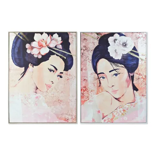 Pintura DKD Home Decor CU-179961 Oriental 103,5 x 4,5 x 144 cm (2 Unidades)