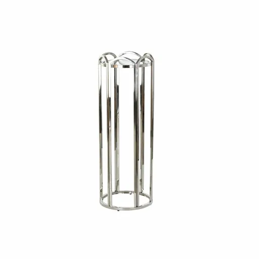 Mesa de Apoio DKD Home Decor Cristal Prateado Metal 40 x 40 x 110 cm