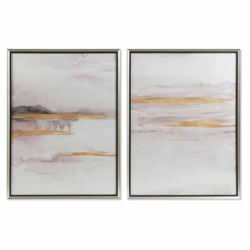 Pintura DKD Home Decor 60 x 3,5 x 80 cm Abstrato Urbana (2 Unidades)