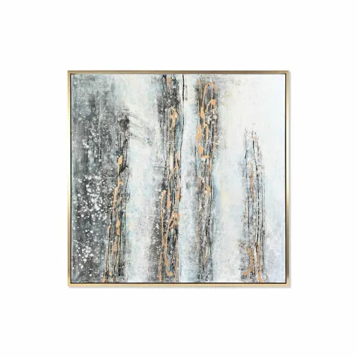 Pintura DKD Home Decor Abstrato Urbana 131 x 4 x 131 cm