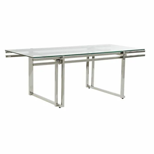 Mesa de Centro DKD Home Decor Cristal Aço Inoxidável (120 x 60 x 45 cm)