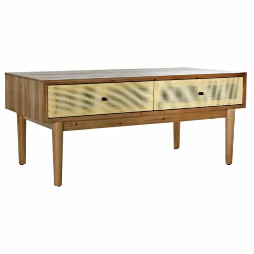 Mesa de Centro DKD Home Decor Abeto Rotim (106 x 55 x 46 cm)