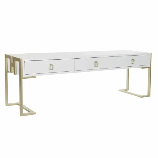 Mesa de Centro DKD Home Decor Metal Madeira (150 x 36 x 48 cm)