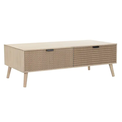 Mesa de Centro DKD Home Decor Castanho Madeira Abeto Plástico Madeira MDF 120 x 60 x 42,5 cm