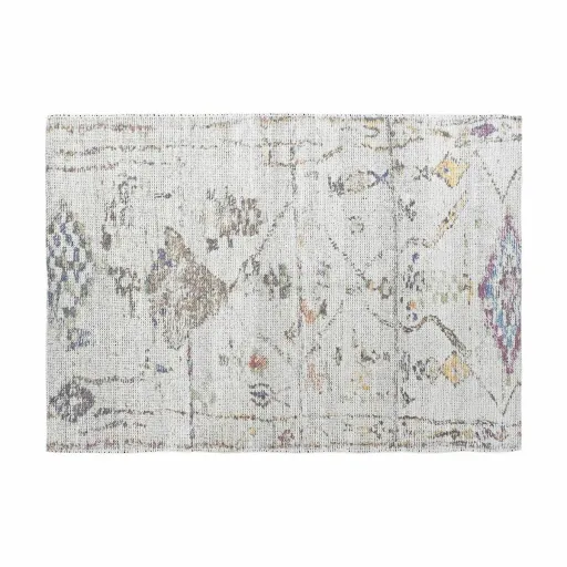 Tapete DKD Home Decor Branco Multicolor Árabe (160 x 230 x 0,75 cm)