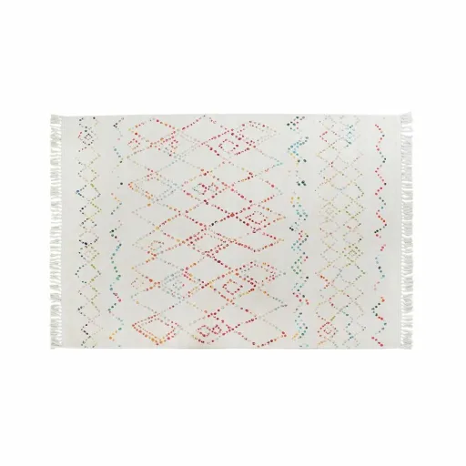 Tapete DKD Home Decor Branco Multicolor (120 x 180 x 0,7 cm)