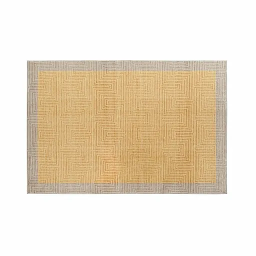 Tapete DKD Home Decor Amarelo Marrom Claro (120 x 180 x 0,7 cm)