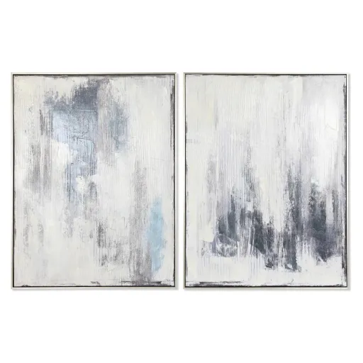 Pintura DKD Home Decor 60 x 3,5 x 80 cm Abstrato 60 x 3 x 80 cm Urbana (2 Unidades)