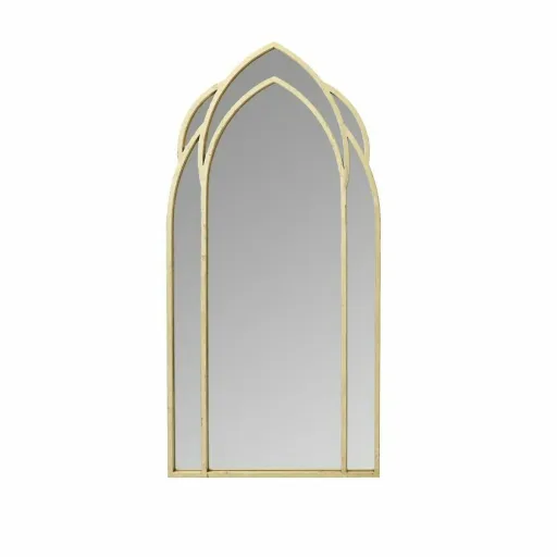 Espelho de Parede DKD Home Decor Dourado Árabe Janela 60 x 2,5 x 119,4 cm