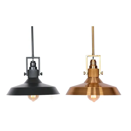 Candeeiro de Teto DKD Home Decor Preto Dourado Metal 50 W (2 Unidades)