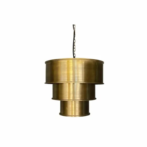 Candeeiro de Teto DKD Home Decor Dourado Ferro (42 x 42 x 41 cm)